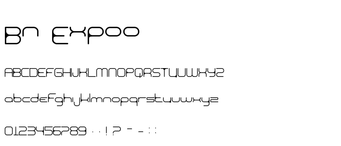 BN Expoo font